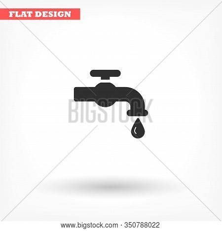 Kitchen Faucet Iconvector Icon , Lorem Ipsum Flat Design