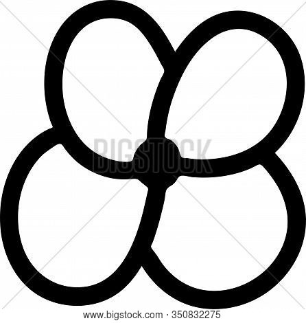 Abstract Doodle Single Floral Element For Decoration Patterns, Wrapping Paper, Wallpaper, Cards, Inv
