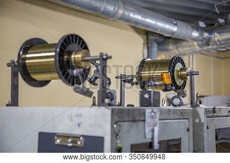 Industrial Workshop Of The Factory For The Production Of Wristwatches