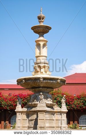 Ilocos Norte, Ph - Apr. 8: Water Fountain Design At Fort Ilocandia Resort On April 8, 2009 In Ilocos