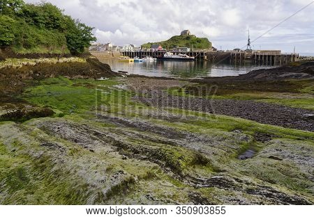 Larkstone Beach And Ilfracombe Harbour, Devon, Uk