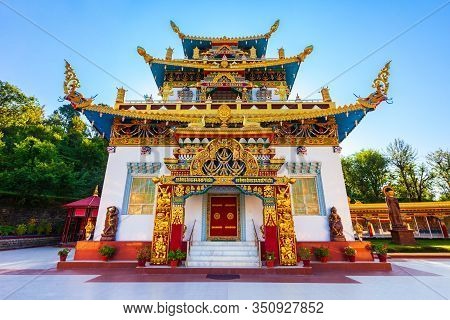 Tso Pema Monastery In Rewalsar Town, Himachal Pradesh State In India