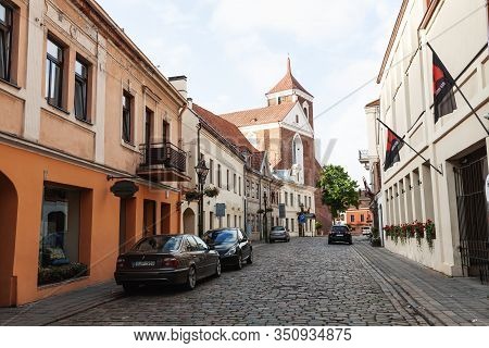 Streets Of Kaunas Old Town
