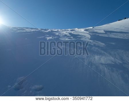 Skitouring Paradise Silvretta Mountains In Austria