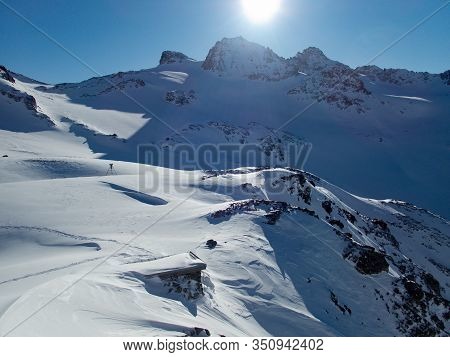 Skitouring Paradise Silvretta Mountains In Austria