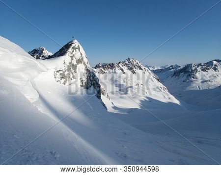 Skitouring Paradise Silvretta Mountains In Austria