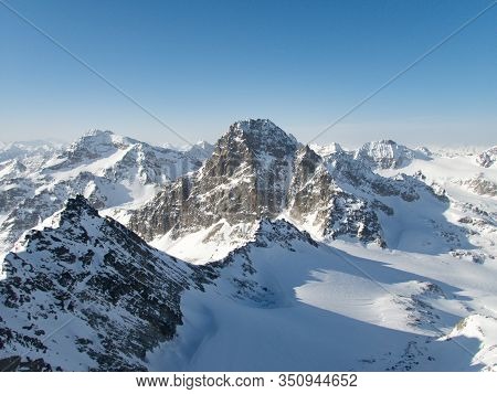 Skitouring Paradise Silvretta Mountains In Austria