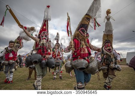 Masquerade Festival In Elin Pelin, Bulgaria. Culture, Indigenous.