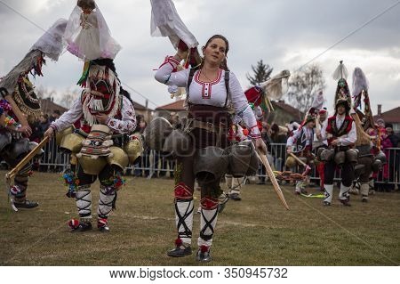 Masquerade Festival In Elin Pelin, Bulgaria. Culture, Indigenous.