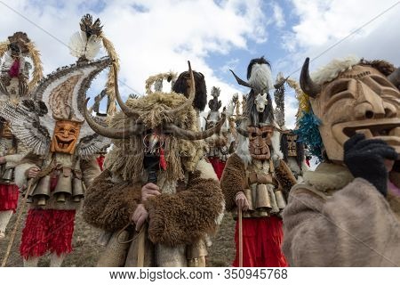 Masquerade Festival In Elin Pelin, Bulgaria. Culture, Indigenous.