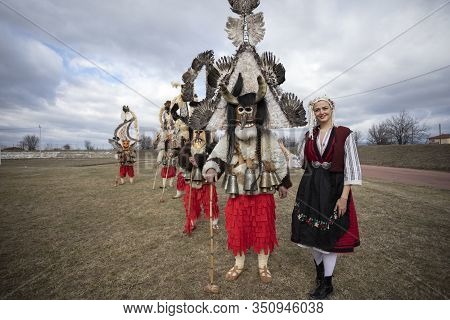 Masquerade Festival In Elin Pelin, Bulgaria. Culture, Indigenous.