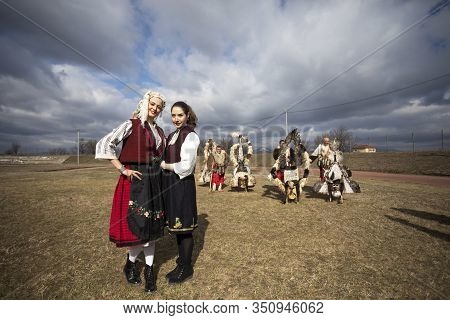 Masquerade Festival In Elin Pelin, Bulgaria. Culture, Indigenous.