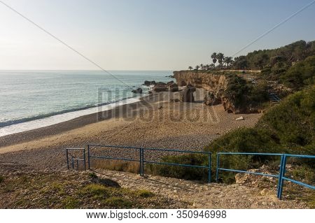 The Coves Of Vinaroz A Clear Day