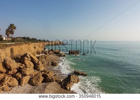 The Coves Of Vinaroz A Clear Day