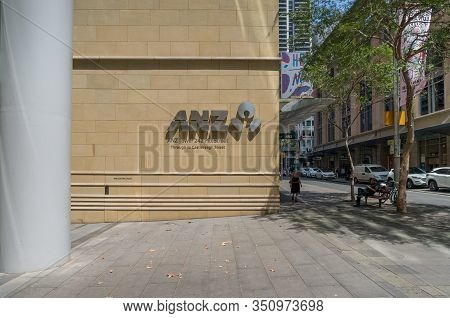Sydney, Australia - January 26, 2020: Anz Bank Centre At 161 Castlereagh Street, Sydney, Australia