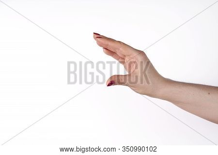 Caucasian Man Making Bla Bla Sign With His Hand. Empty Promises. Disrespect To The Interlocutor.