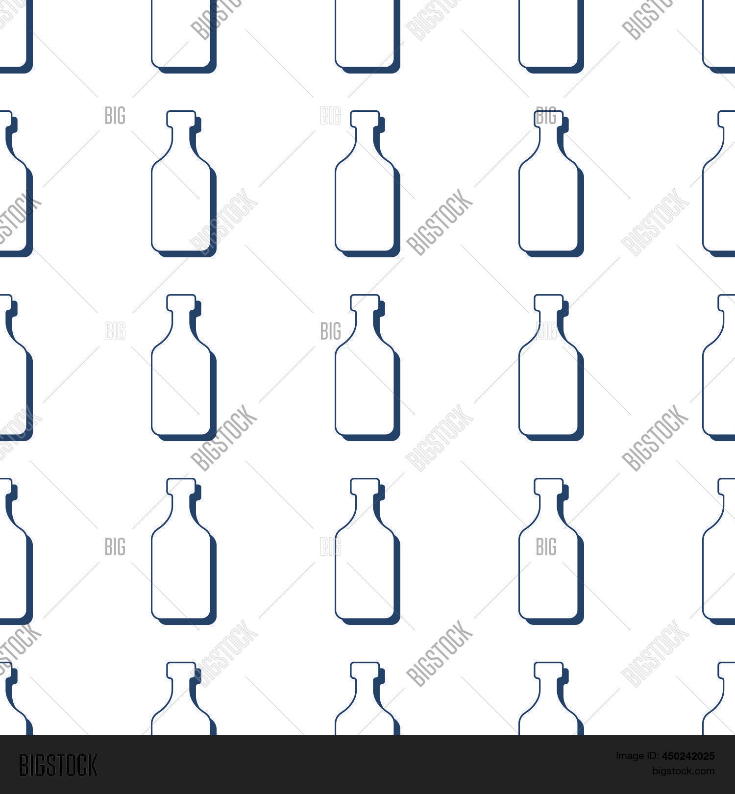 Rum Bottles Seamless Vector & Photo (Free Trial) Bigstock