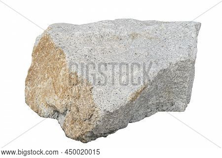 ฺobject Isolated With Background Of Big Mountain Rock Dice For Decorating The Place Or For Making A 