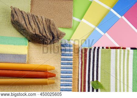 Upholstery Fabric And Color Palette  For Interior Choice