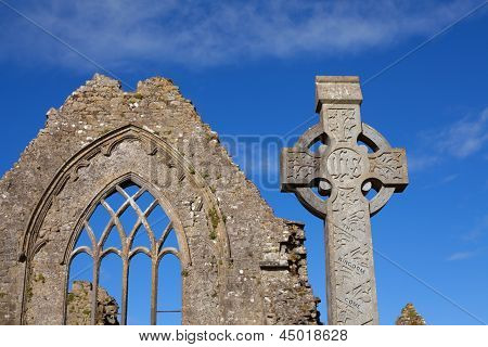 凯尔特语的石十字架