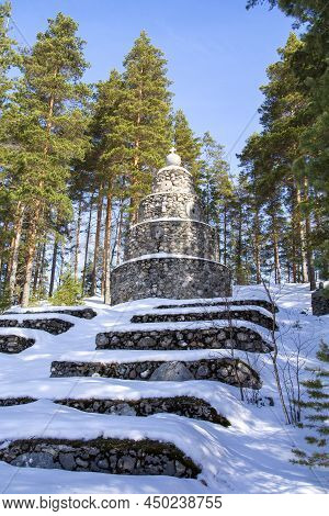 View Of The Labour Memorial, Hyterma, Savonlinna, Finland