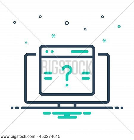 Mix Icon For Queries Question Query Quaere Interrogation Internet Helpdesk