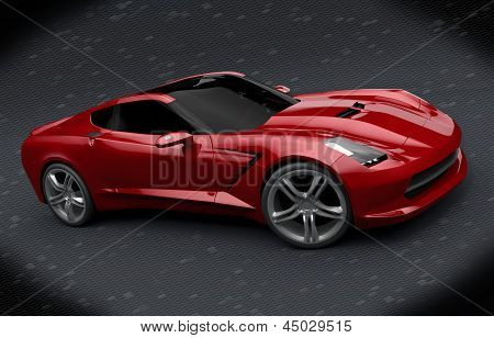 Automobile del muscolo rosso
