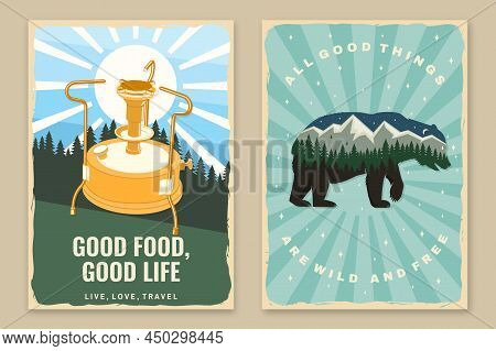 Set Of Travel Inspirational Quotes. Vector Concept For Shirt Or Logo, Print, Stamp Or Tee. Vintage D