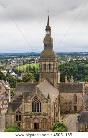 Kathedrale von Dinan, Bretagne, Frankreich