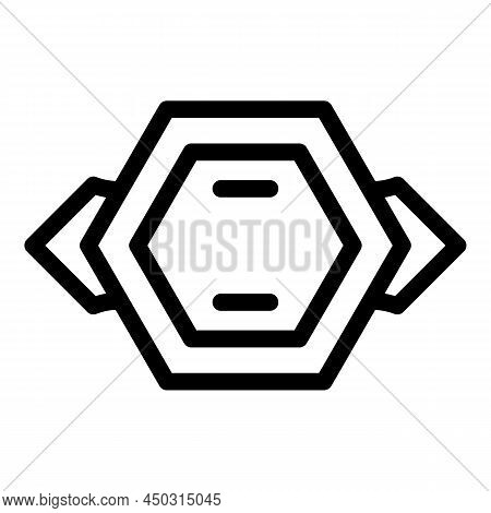 Wall Service Icon Outline Vector. Monitor Control. Screen House