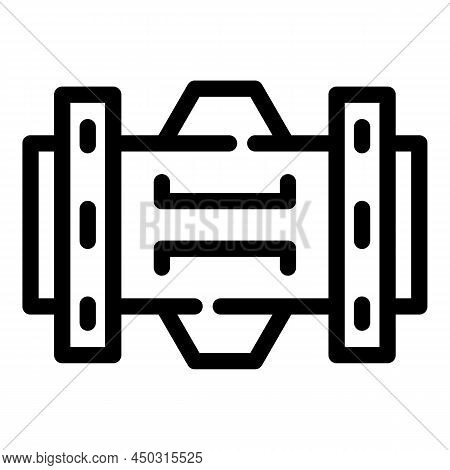 Tv Wall Mount Icon Outline Vector. Vesa Display. Monitor Control