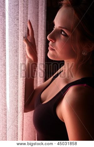Sexy junge Frau