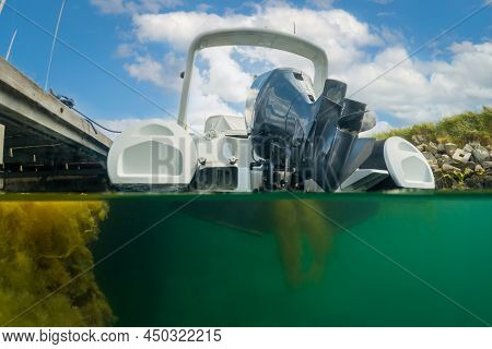 50/50 Over/underwater Rib Hull With Outboard Engine, Dublin, Ireland