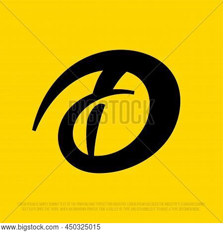 Modern Professional Logo In The Shape Of The Letter D. Exclusive D Shape