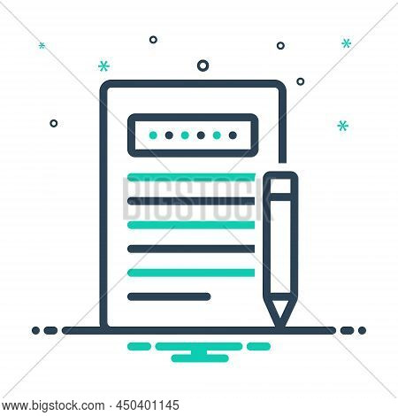 Mix Icon For Clause Section Paragraph Article Passage Edite