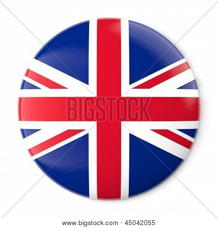 Großbritannien Pin-zurück