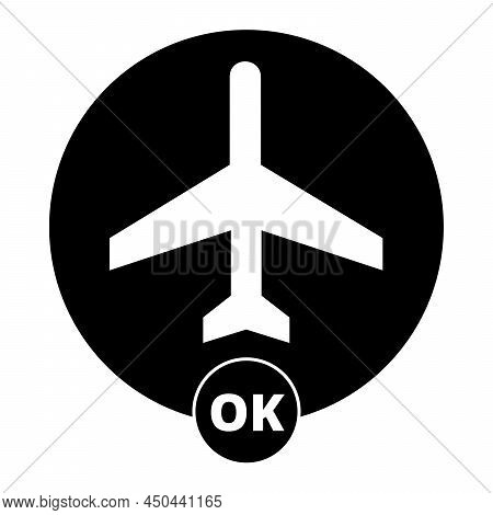 Symbol Cosmetic Product And Maximum Liquid Substances Ok On The Plane