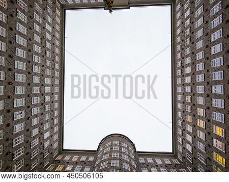 Famous Sprinkenhof Brick Building In Hamburg - Hamburg, Germany - December 21, 2021