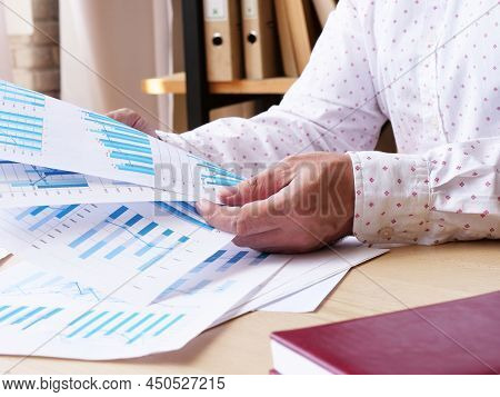 Financial Forensics Are Shown On A Business Photo Using The Text