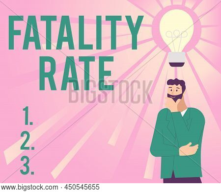 Conceptual Caption Fatality Rate. Concept Meaning Calculated Number Of Deaths Over A Specific Range 