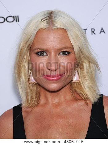 LOS ANGELES - 04 de APR: Tracy Anderson chega à Tracy Anderson Flagship Studio abertura Apri