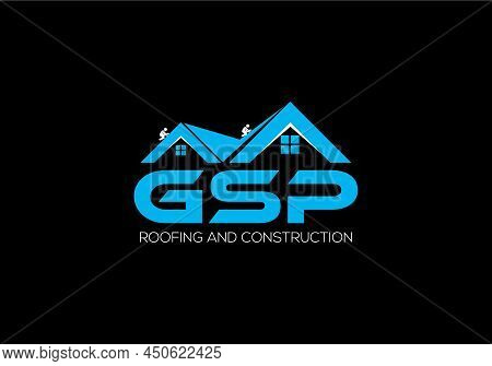 Gsp Abstract Real Estate Vector Emblem Logo