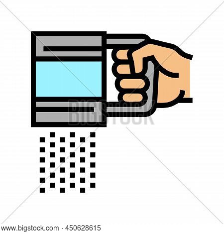 Flour Sift Color Icon Vector. Flour Sift Sign. Isolated Symbol Illustration