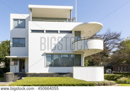 Rotterdam, Netherlands, September 2019: View On The Exterior Of The Chabot Museum In Rotterdam