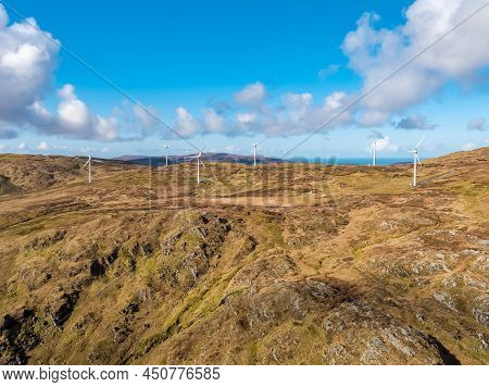 Killybegs, Ireland - October 13 2021 - Killybegs Is The Most Important Fishing Port In Ireland