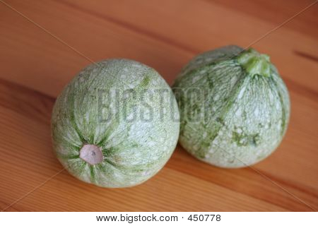 Squashes สองสีเขียว