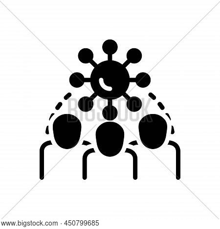 Black Solid Icon For Cope Manage Survive Subsist Covid Subsist Look-after-oneself Wrestle
