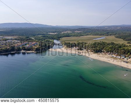 Aerial View Of South Beach Of Town Of Kiten, Bulgaria