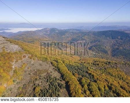 Landscape Of Erul Mountain Near Golemi Peak, Bulgaria