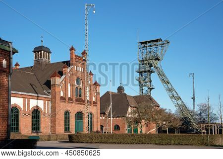 Dortmund, Germany - March 5, 2021: Zeche Zollern, Industrial Heritage Of Germany On March 5, 2021 In